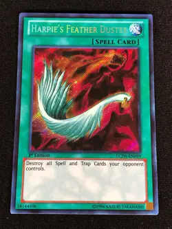 Yugioh Harpie's Feather Duster LCJW-EN099 1st Secret (NM) - Image 1