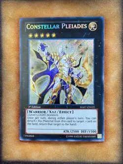 Yugioh Constellar Pleiades HA07-EN022 Secret Rare 1st Ed NM - Image 1