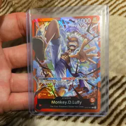 🔥Monkey.D.Luffy ST21-001 - One Piece TCG Starter Deck EX: Gear 5 Foil NM🔥 - Image 2