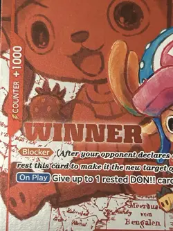 Tony Tony.Chopper (Winner Pack 2026 Vol. 2) P-101 One Piece Promotion Cards Foil - Image 3