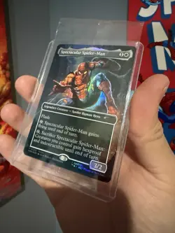 Magic The Gathering Spectacular Spiderman Card Marvel Legends Exclusive - Image 2