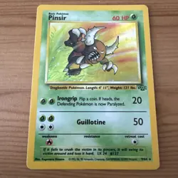 Pokemon Karte/card - Pinsir 9/64 - Jungle Set - Holo - VG-Excellent - Image 1