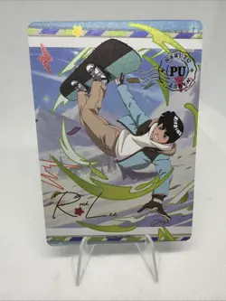 Rock Lee Signature Post Card Naruto Series 2 Jin Chapter NRSA02-PU-007 Level4 NM - Image 1