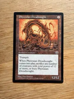 MTG Magic: The Gathering - Mirage - 1x Phyrexian Dreadnought Artifact Card - MP - Image 1