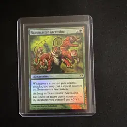1x Beastmaster Ascension - Foil MTG Magic RARE! - Image 1