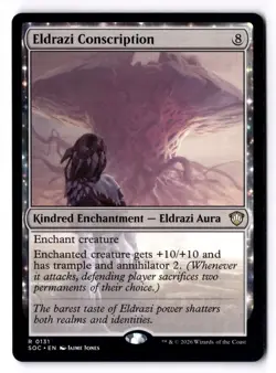 Eldrazi Conscription NM* Secrets Of Strixhaven ENGLISH 0131 mtg -UnltdCards - Image 1
