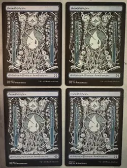 MTG / Set (X4) Phyrexia: All Will Be One Full Art Basic Lands / Regular / NM - Image 3