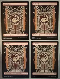 MTG / Set (X4) Phyrexia: All Will Be One Full Art Basic Lands / Regular / NM - Image 5