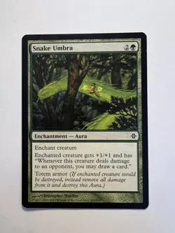 Snake Umbra - MTG Rise of the Eldrazi - NM - Image 1