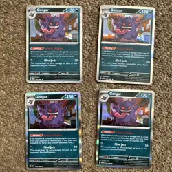 Pokemon TCG - Gengar 050/088 - Regular Holo - Perfect Order - NM x4 - Image 1