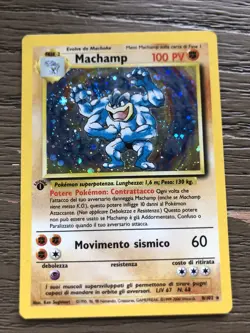 Machamp 1st Edition - Holo Rare - 8/102 Pokemon Card - 1999-2000 - Image 1