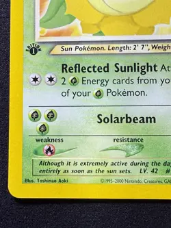 Pokemon TCG Light Sunflora Neo Destiny 72/105 Regular 1st Edition Common LP - Image 4