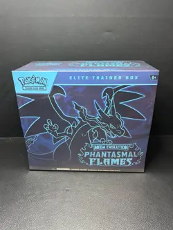 Pokemon Mega Phantasmal Flames ETB-New/Factory Sealed No Flaws - Image 1