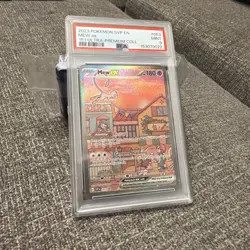 2023 POKEMON SVP EN-SV BLACK STAR PROMO #053 MEW EX PSA 9 - Image 1