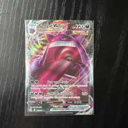 2021 Pokemon SWSH08 Fusion Strike - Gengar VMAX 157/264 - NM W/ extended art - Image 2