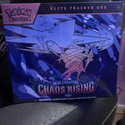 Pokemon Chaos Rising Elite Trainer Box Factory Sealed ETB - Image 1