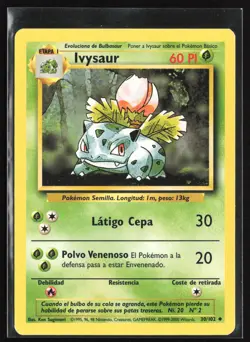 Pokemon TCG - Ivysaur Uncommon Base Set 030/102 MP - Image 1