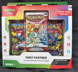 NEW Pokemon TCG First Partner Illustration Collection Box Series 1 SEALED! - Image 1