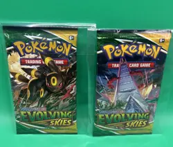 Pokemon TCG Sword & Shield Evolving Skies Booster Pack X1 Random Art Work - Image 3