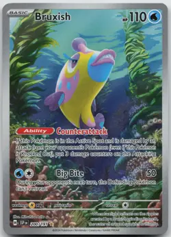 Bruxish 200/191 Illustration Rare Surging Sparks Pokemon NM/M - Image 1