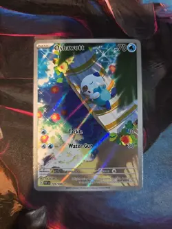 💦💦💦 Pokemon TCG Oshawatt 105/186 Illustration Rare NM Pack Fresh 💦💦💦 - Image 1