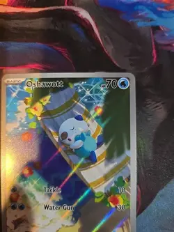 💦💦💦 Pokemon TCG Oshawatt 105/186 Illustration Rare NM Pack Fresh 💦💦💦 - Image 5