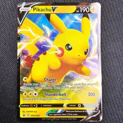 Pikachu V - SWSH061 - Sword & Shield Black Star Promo - Pokemon TCG - NM - Image 1