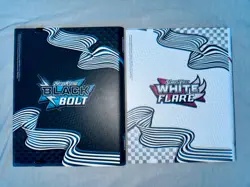 Pokemon Black Bolt AND White Flare Binder Set - Binders Only - New - Image 2