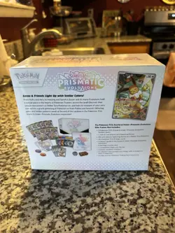 Pokemon TCG Prismatic Evolutions ETB Elite Trainer Box NEW Factory Sealed - Image 3