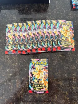 Lot of (12) Pokemon TCG Ascended Heroes Single Packs SEALED NEW - Image 1