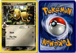 Pokemon Card - Meowth 71/110 Holon Phantoms Common Lightly Played - Image 3