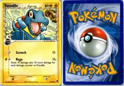 Pokemon Card - Totodile 67/101 Dragon Frontiers Common Heavily Played - Image 3