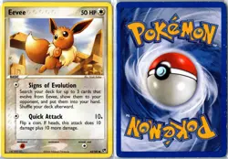 Pokemon Card - Eevee 63/100 Sandstorm Common Heavily Played - Image 3