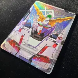 GUNDAM TCG CARD GAME UNICORN GUNDAM RESOURCE R-003 C+ FOIL Newtype Rising GD01 - Image 3