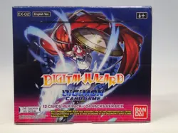 Bandai Digimon Card Game Digital Hazard EX-02 EX02 Booster Box ENGLISH SEALED - Image 1