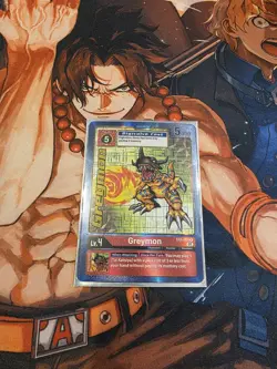 Greymon EX1-004 Alt Alternate Art Digimon Card - Image 1