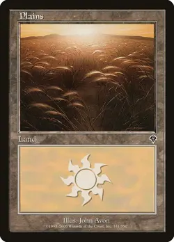 Plains 331 1x FOIL MtG FOIL Invasion SP/NM - Image 1