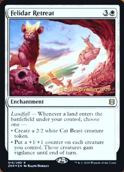 MTG Felidar Retreat - Foil - Prerelease Promo, Prerelease & Release Promos, Mode - Image 1