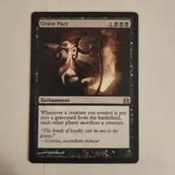 MTG Grave Pact x1- -Commander 2011-Lightly Played - Image 1