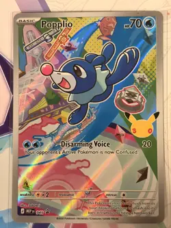 Pokemon First Partner Illustration Promo Set Gen 7 Rowlet, Litten & Popplio MEP - Image 4