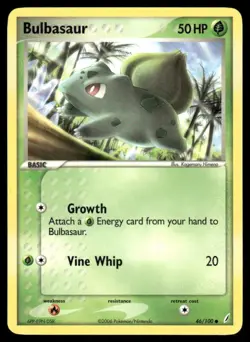 Pokemon Tcg Bulbasaur #46 Pokemon Crystal Guardians NM - Image 1
