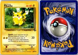 Pokemon Card - Pikachu 60/64 Jungle Common Unlimited Heavily Played - Image 3
