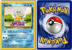 Pokemon Card - Squirtle 93/130 Base Set 2 Common Heavily Played - Image 3