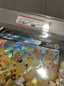 [PSA 10] Pikachu V-UNION Celebrations Collection Promo Holo JUMBO POKEMON - Image 5