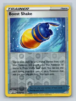 Boost Shake #142/203 SWSH07: Evolving Skies Reverse Holo Pokemon TCG - Image 1