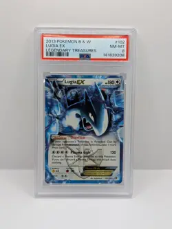 Pokemon TCG - Lugia EX 102/113 – Legendary Treasures – Team Plasma – PSA 8 - Image 1