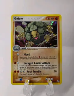 Pokemon Golem 6/92 EX Legend Maker Holo Rare English 120 HP Stage 2 TCG - Image 1
