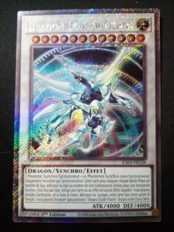 Carte Yu-Gi-Oh Dragon Quasar Filant Ra04-fr158 - Image 1