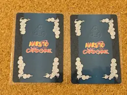 naruto card game carddass Holo anime card 2set - Image 2