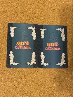 naruto card game carddass Holo Foil anime card 2set - Image 2